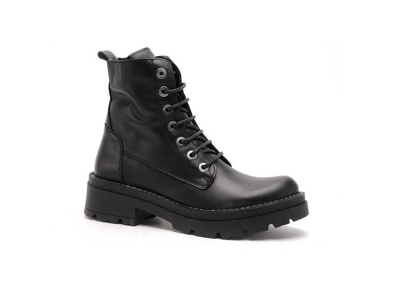 Chacal 6456 Noir Boots et Bottines à Talons Femme