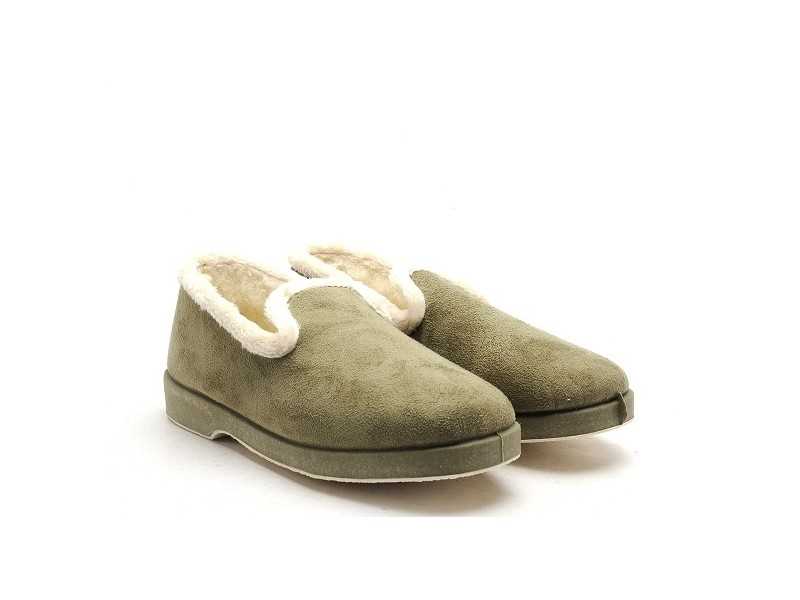 La Maison De L Espadrille 7635 6 Kaki Chaussons Femme