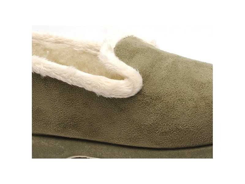 La Maison De L Espadrille 7635 6 Kaki Chaussons Femme