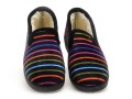 La Maison De L Espadrille 7678F 5 Noir Chaussons Femme