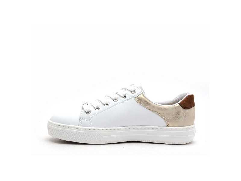 Rieker L59A1 Blanc Baskets Basses Femme