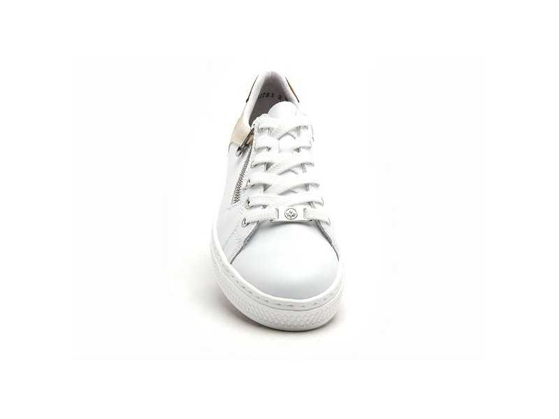 Rieker L59A1 Blanc Baskets Basses Femme