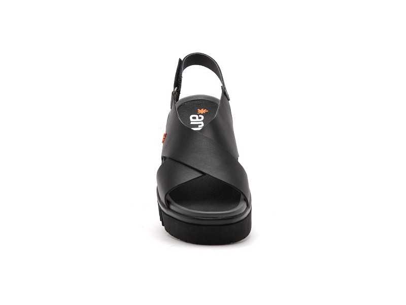Art 1574 BRINTON Noir Sandales à Talons Femme