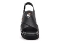 Art 1574 BRINTON Noir Sandales à Talons Femme
