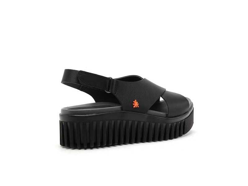 Art 1574 BRINTON Noir Sandales à Talons Femme
