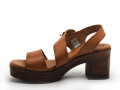 Eva Frutos 5620 Marron Sandales à Talons Femme