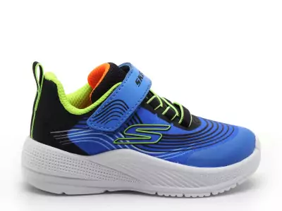 Skechers-403926N Bleu-Baskets Basses Garçon