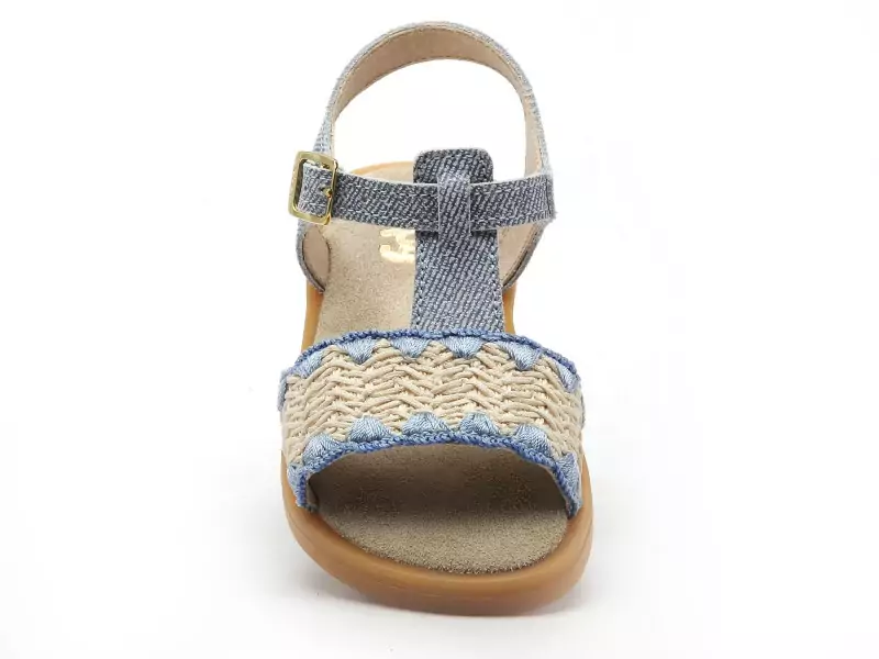 Bopy EPIDAURE Bleu Sandales Fille
