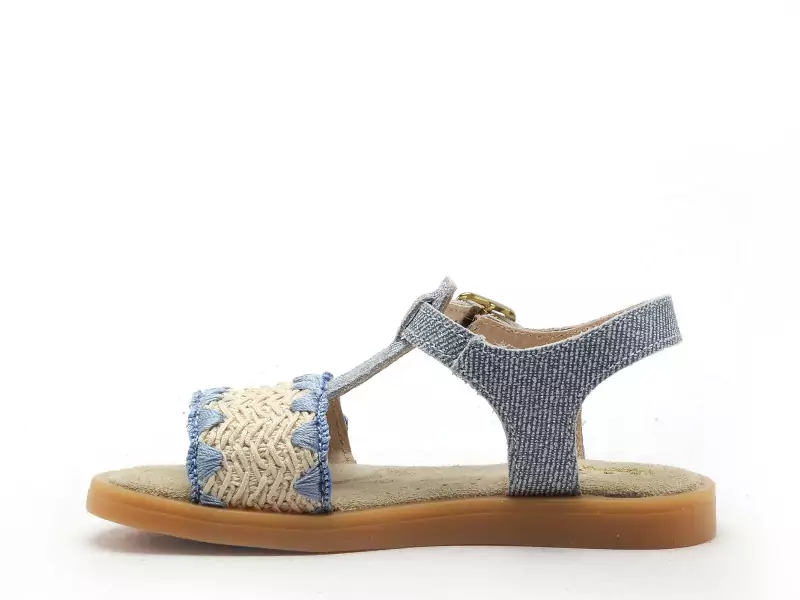 Bopy EPIDAURE Bleu Sandales Fille