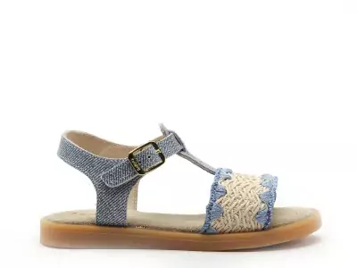 Bopy-EPIDAURE Bleu-Sandales Fille