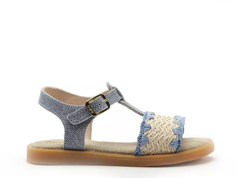 Bopy EPIDAURE Bleu Sandales Fille