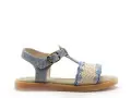 Bopy EPIDAURE Bleu Sandales Fille