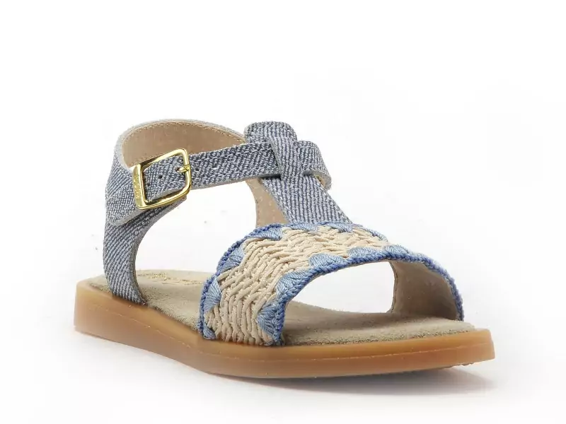 Bopy EPIDAURE Bleu Sandales Fille