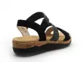 Remonte R6861 Noir Sandales à Talons Femme