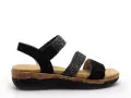 Remonte R6861 Noir Sandales à Talons Femme