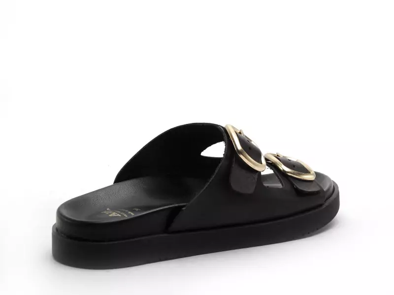 I am 6 019 282 Noir Mules et Sabots Plats Femme