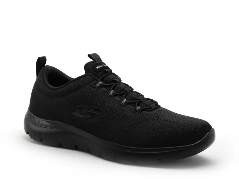 Skechers 232186 Noir Baskets Basses Homme