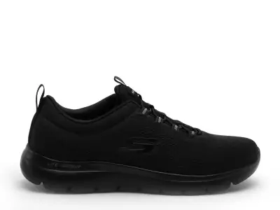 Skechers-232186 Noir-Baskets Basses Homme