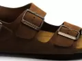 Plakton BAKU 185113 Marron Sandales Plates Femme