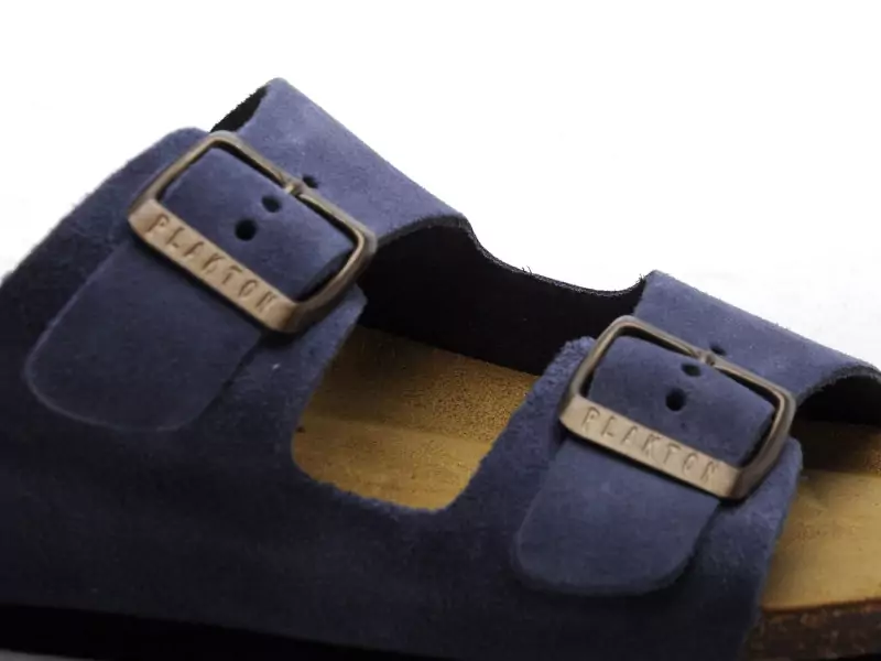 Plakton BETA 180010 Bleu Mules et Sabots Plats Femme