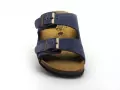 Plakton BETA 180010 Bleu Mules et Sabots Plats Femme