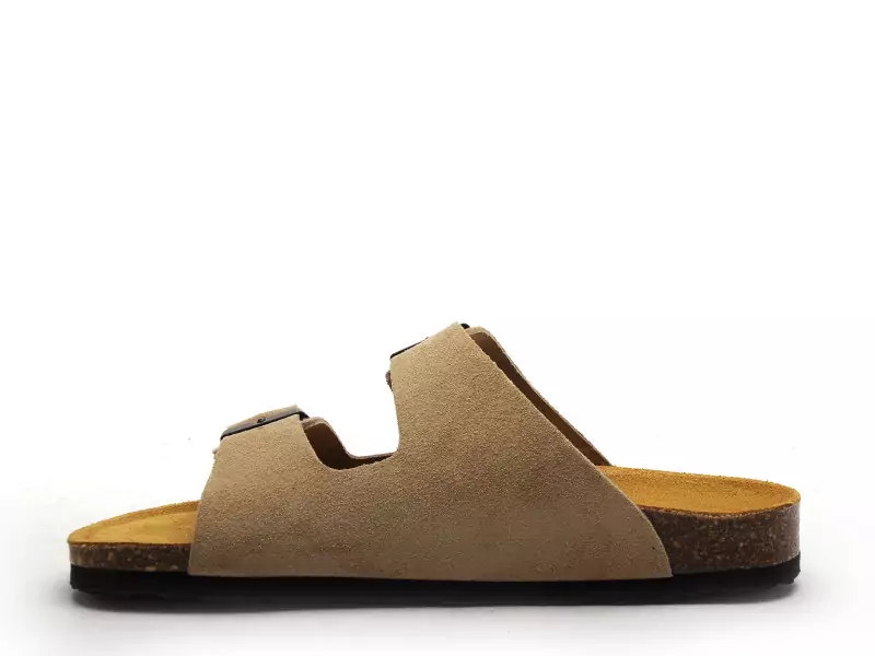 Plakton BETA 180010 Beige Mules et Sabots Plats Femme