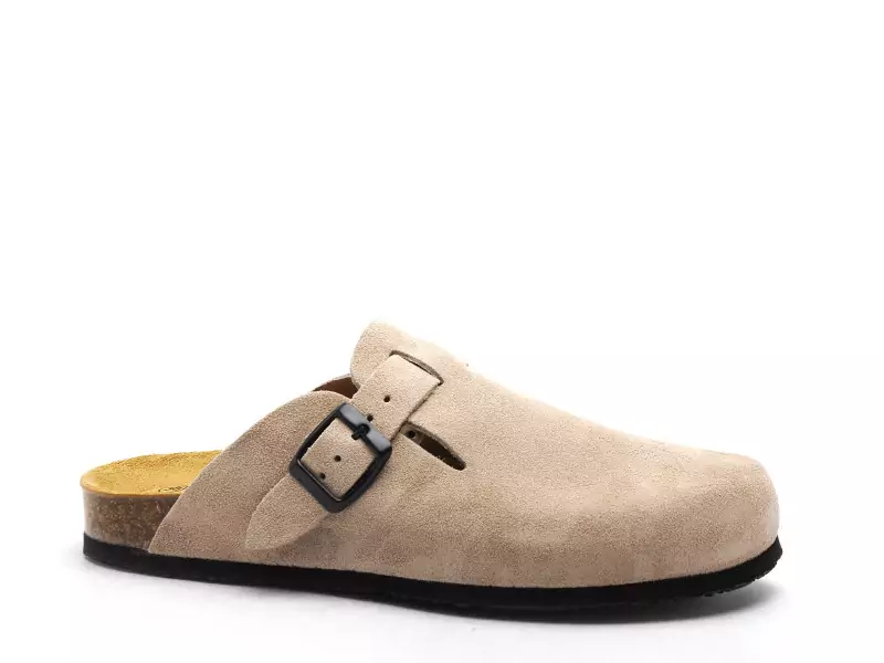Plakton BLOGG 181539 Beige Mules et Sabots Plats Femme
