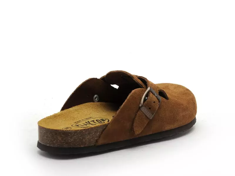 Plakton BLOGG 181539 Marron Mules et Sabots Plats Femme