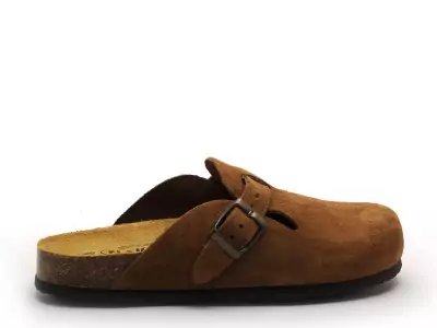 Plakton-BLOGG 181539 Marron-Mules et Sabots Plats Femme