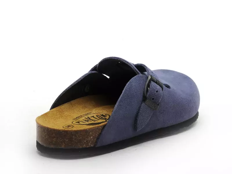 Plakton BLOGG 181539 Bleu Mules et Sabots Plats Femme