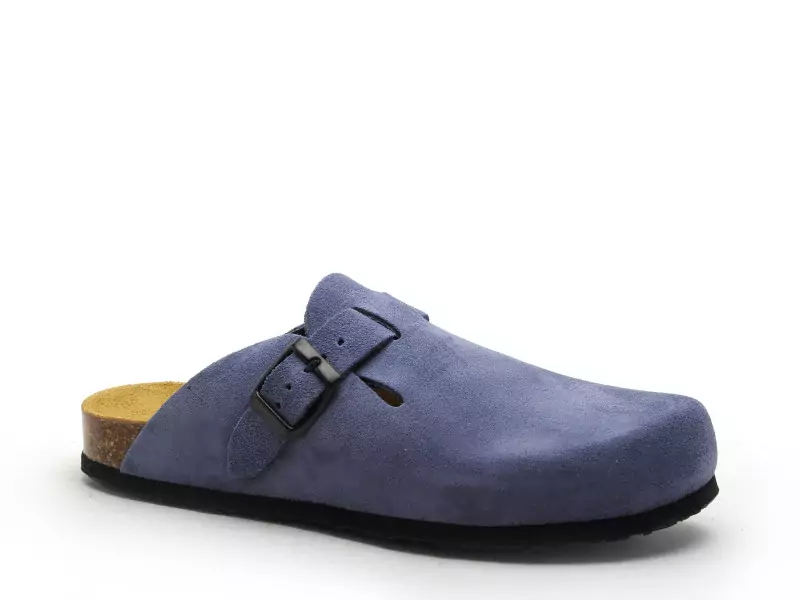 Plakton BLOGG 181539 Bleu Mules et Sabots Plats Femme