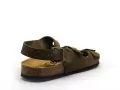 Plakton BAKU 185113 Kaki Sandales Plates Femme