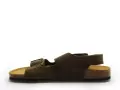 Plakton BAKU 185113 Kaki Sandales Plates Femme