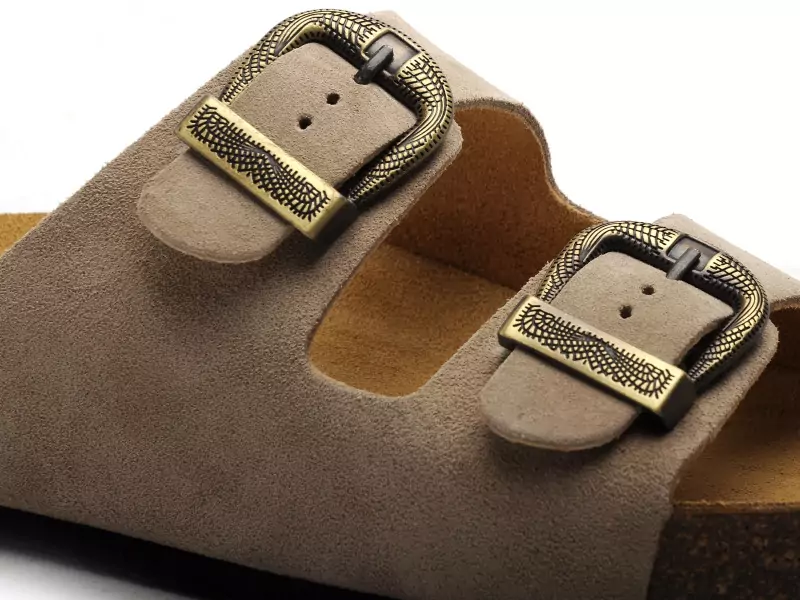 Plakton CP BETA OUEST 340010 Beige Mules et Sabots Plats Femme