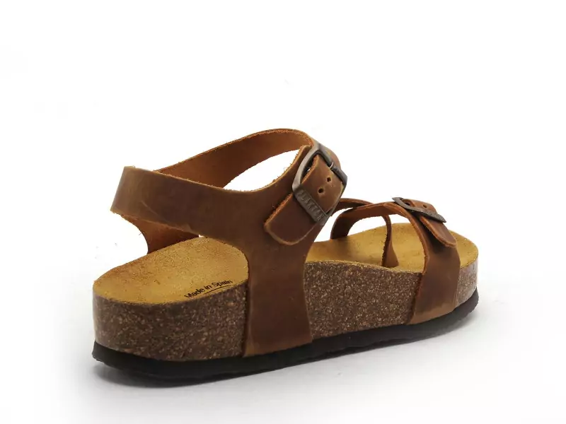 Plakton CP ZOMBA  341016 Marron Sandales à Talons Femme
