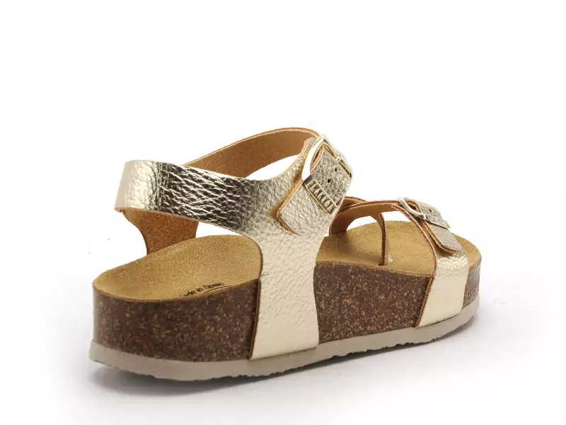 Plakton CP ZOMBA  341016 Or Sandales à Talons Femme