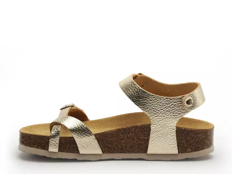 Plakton CP ZOMBA  341016 Or Sandales à Talons Femme