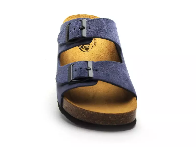 Plakton CP BETA  340010 Bleu Mules et Sabots Plats Femme