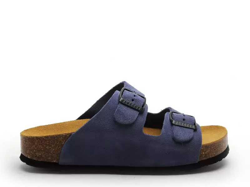 Plakton CP BETA  340010 Bleu Mules et Sabots Plats Femme