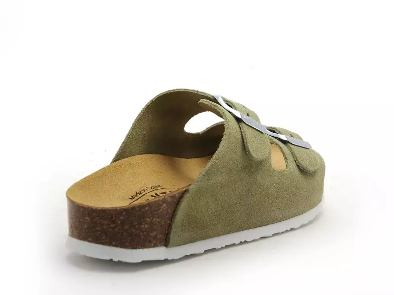 Plakton CP BETA  340010 Vert Mules et Sabots Plats Femme