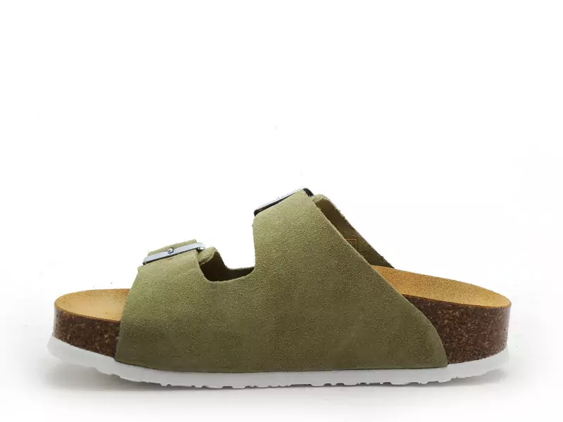 Plakton CP BETA  340010 Vert Mules et Sabots Plats Femme