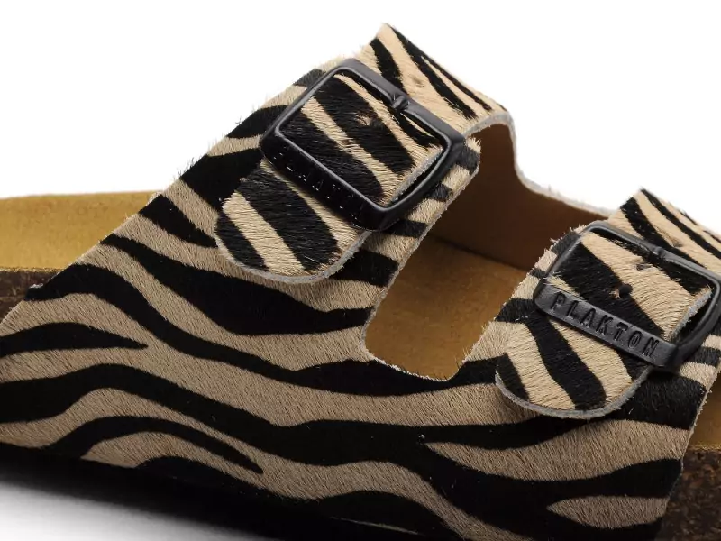 Plakton CP BETA 340010 ANIMAL PRINT Multicolore Mules et Sabots Plats Femme