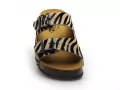 Plakton CP BETA 340010 ANIMAL PRINT Multicolore Mules et Sabots Plats Femme