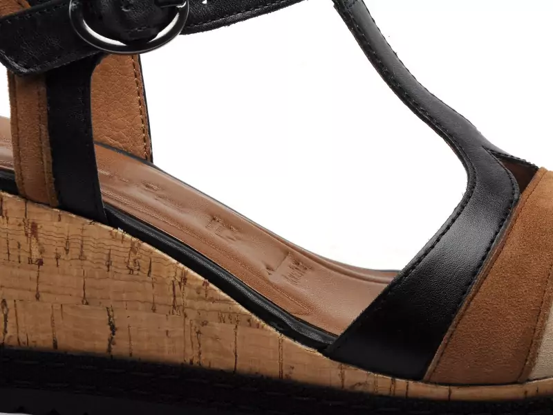 Tamaris 28358 44 Noir Sandales à Talons Femme