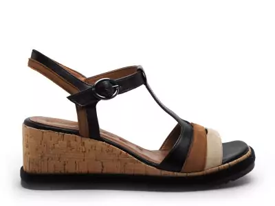 28358 44 Noir Sandales à Talons Femme