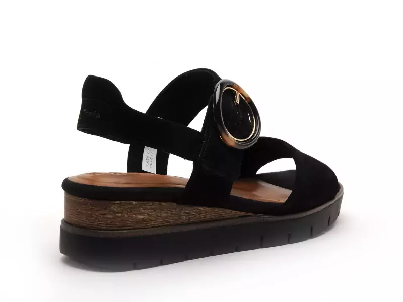 Tamaris 28206 42 Noir Sandales à Talons Femme