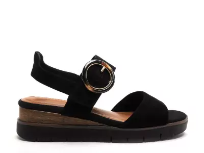 28206 42 Noir Sandales à Talons Femme