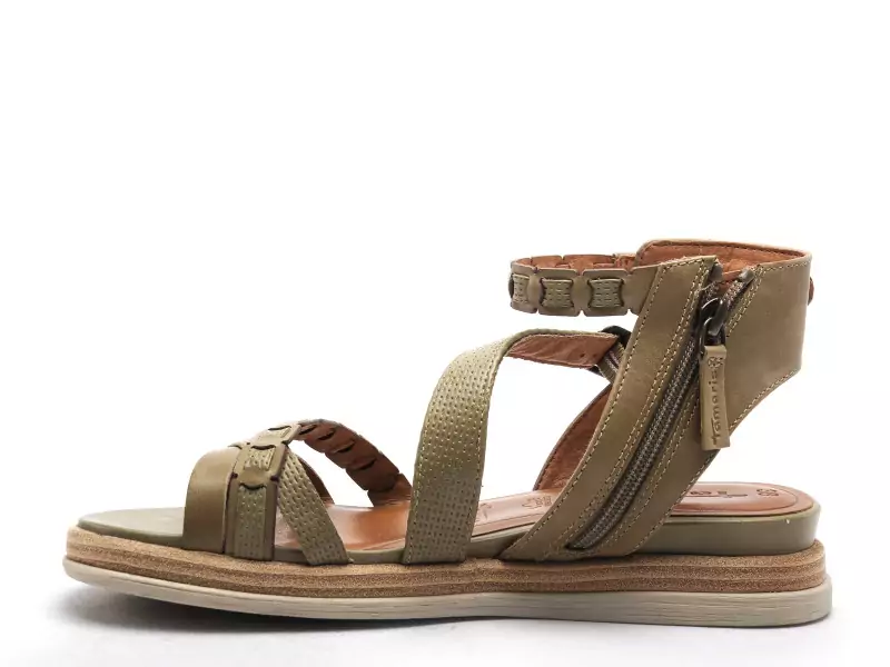 Tamaris 28210 44 Kaki Sandales à Talons Femme