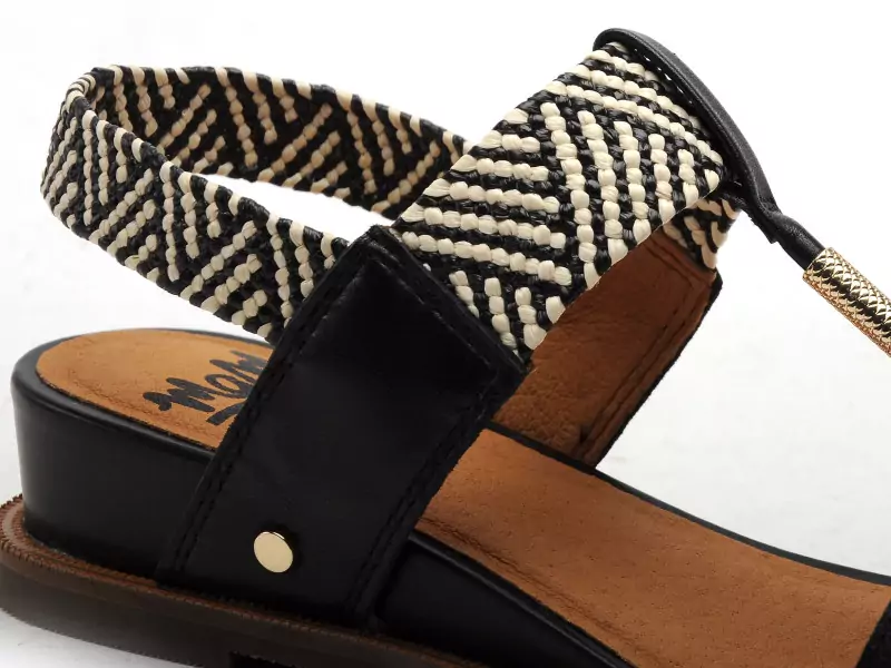Mamzelle OBOLE Noir Sandales à Talons Femme
