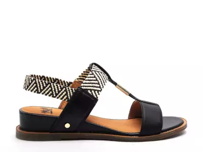 OBOLE Noir Sandales à Talons Femme